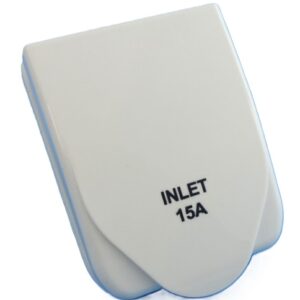 Power Inlet Socket 15 Amp White