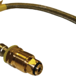 Gas Hose S/S Flexible - 8mm - 450mm long for Single Bottles