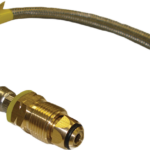 Gas S/S Flexible Hose - 8mm - 600mm For Single Bottles