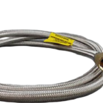 Gas Flexiable S/S Hose - 8mm - 1200mm - 1/4" F/Cone x 1/4" F/Cone to Suit BBQ