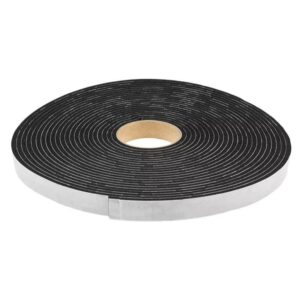 Foam Tape Black PVC Sealing 6.4mm thick x 12mm x 15.2mts