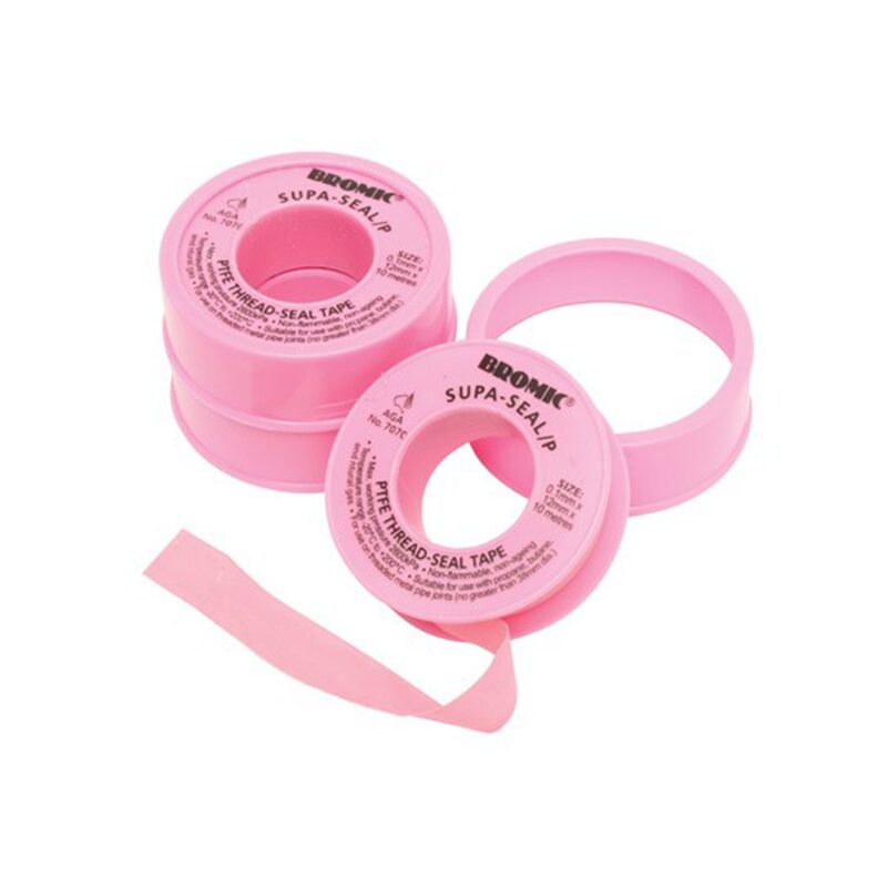 Pink Water Seal Tape 12mm x 10m Roll