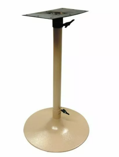 Wineglass Table Led C/W Base & Top 710mm beige