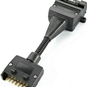 7 Pin Male to 12 Pin Female Socket Adaptor