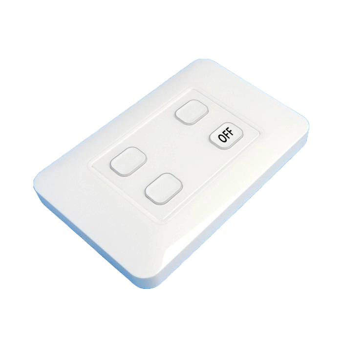 Sphere Wireless Switch - Triple Light Switch + Master Off