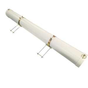 Coast RV Pole Carrier (White) 2000mm x 150mm with Mounting Brackets
