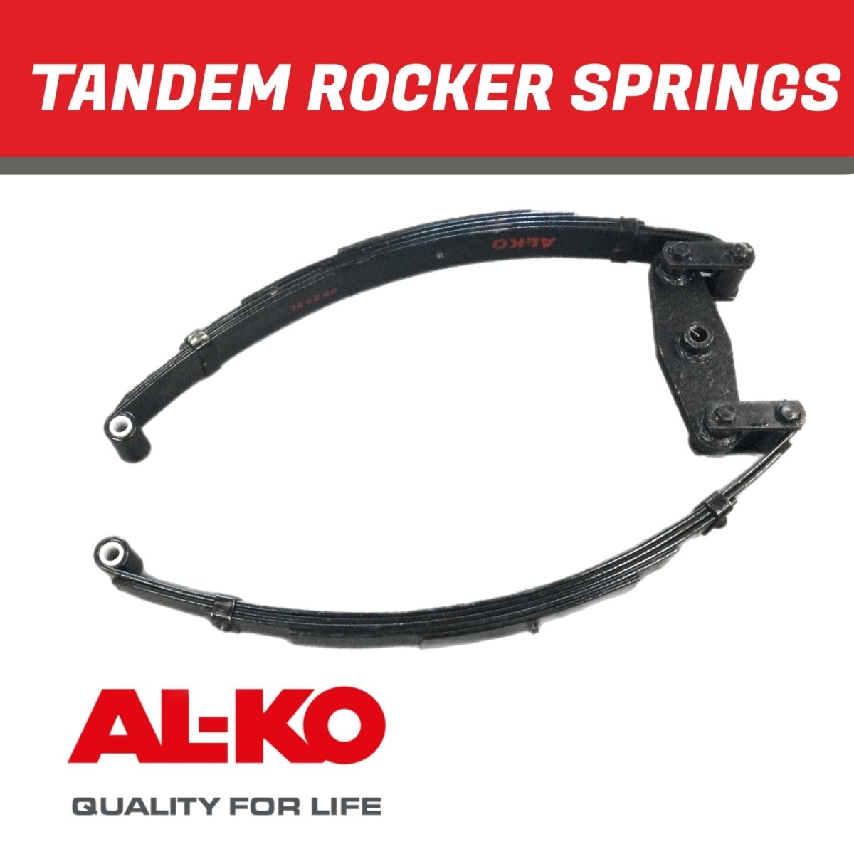 AL-KO 7-Leaf Tandem Rocker Spring Set Tandem (One Side) 546207