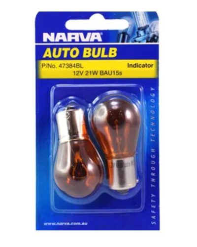 12V 21W BAU 15s Bulb Blister Pack (47384BL)