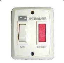 Suburban Switch & Plate Assembly White