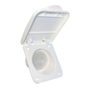 Power Outlet Socket 10A in White