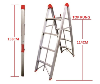 Squeeze box ladder 4 step