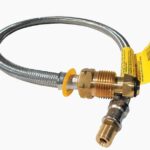 Gas - S/S Flexible Hose - 8mm - 600mm for Double Bottle Kits