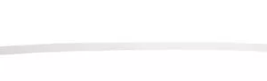 WHITE CURVED ROOF RAFTER: SLIGHT CURVE - Max Length of 243cm (8")