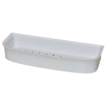 Coast Bathroom Commodity Basket/Shelf - Black & White