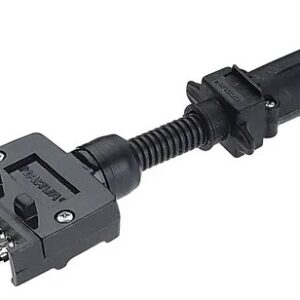 Narva 7 Flat Socket to 7 Small Round Plug (82225BL)