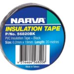 PVC Tape 20M Black .2mm x 19mm