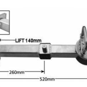LARGE ADJUSTABLE LEG WITH ALUMINIUM FOOT