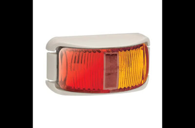 Narva 9-33 Volt Model 12 LED Side Marker Lamp (Red/Amber)with White housing