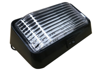 12V Led Annexe Light with Switch Black