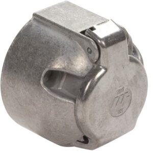 7 PIN LARGE ROUND METAL TRAILER SOCKET