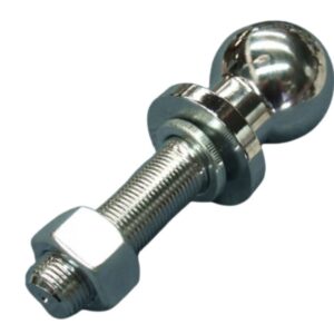 Towball 50mm Chrome - 2.5 Ton Rate - Shank 75mm long