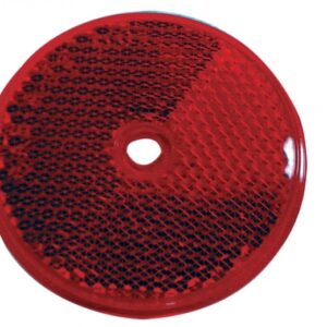 Coast Round Reflector Screw On - 57mm - Red