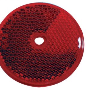 Coast Round Reflector Screw On - 57mm - Red