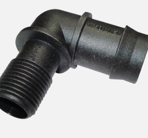 Threaded Elbow 25mm Barbed x 1/2" BSP Male