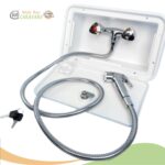 Premium External Recessed Shower Box - White