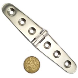 Flat Hinge - Stainless Steel - 152mm x 30mm
