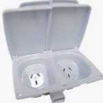 CMS Twin D/Pole Auto Socket IP44 TO J3.1. JOL02WT