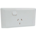 CMS Single Power Outlet (WHITE)