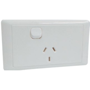 CMS Single Power Outlet (WHITE)