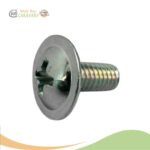 Screw M4 X 9mm Wafer XR ZP /KB With Serrations Under Head