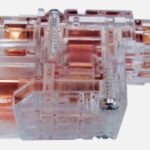 CMS 1 in 2 Out Double Adapter Clear