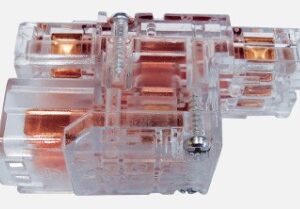 CMS 1 in 2 Out Double Adapter Clear