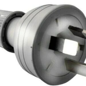 HPM Rear Entry Electrical Plug Top 3 Pin 10A - White