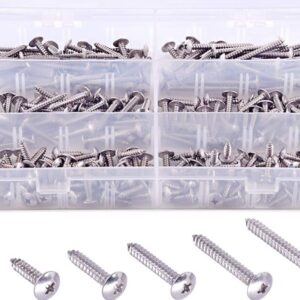 Self-Tapping Wood & Metal Screw Assortment 240 piece