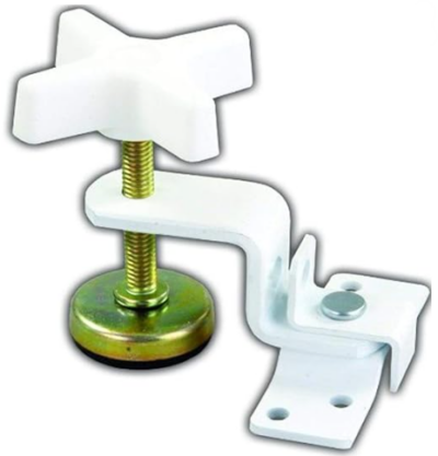White Fold-Out Bunk Clamp