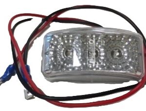 Light LED Amber Front Clear Lens