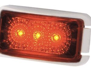Coast Led Rear Position Lamp Red- White Bracket