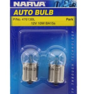 Bulb BA15s 12 Volt 10 Watt - Blister Pack of 2