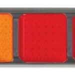 Multivolt Stop Tail & Indicator Assembly 3 lamps