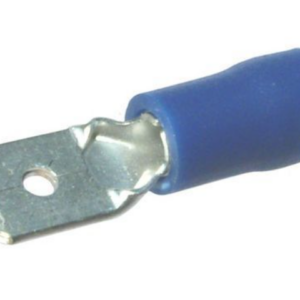 BLUE MALE QC TAB 6.4MM 100