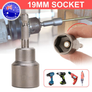 Caravan Leg Winder Magnetic Hexagon Socket Adaptor for Drill Impact Driver 19mm