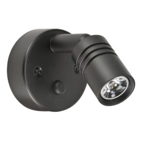 Black Pendant Lamp 10-16V with USB