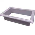 Scupper Vent Large Internal Trim White t/s 50mm Roof