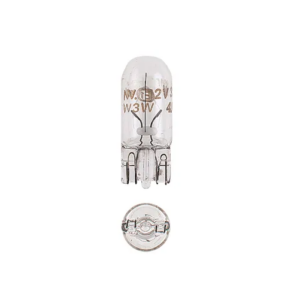 12V 3W W2.1 X 9.5D W3W WEDGE GLOBES (47504)