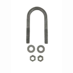 U-Bolt 50mm (2 Inch) Round x 125mm (4 1/2 Inch) Long with Nuts & Washers