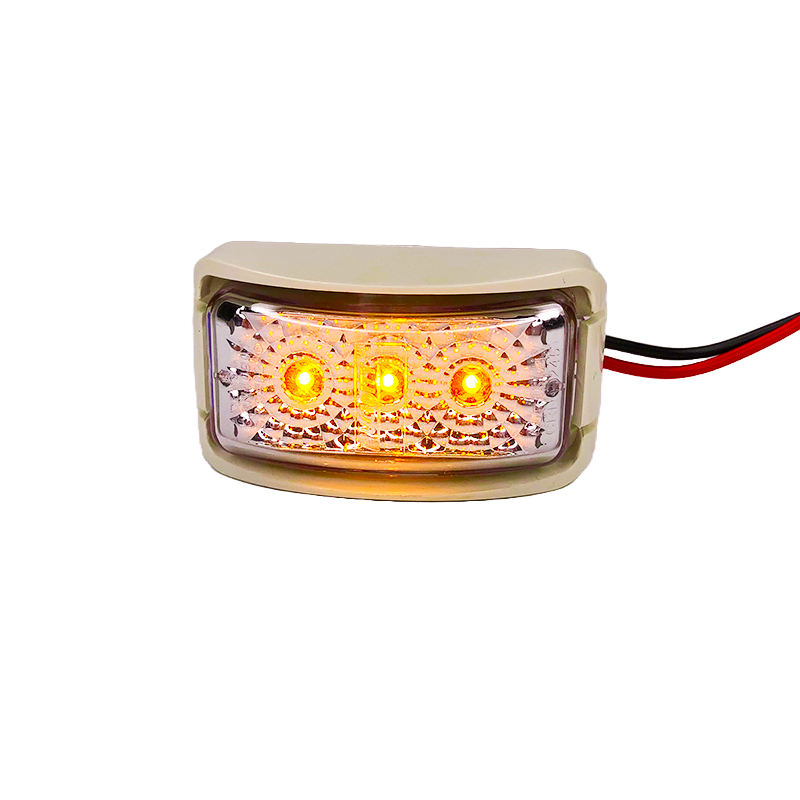 Coast LED Side Marker Lamp - Amber (White Bracket) 22336WCAK-W - Image 4